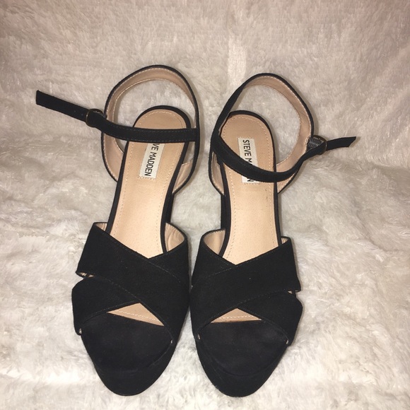 Steve Madden WestII Wedge Sandal Heel - Picture 3 of 5